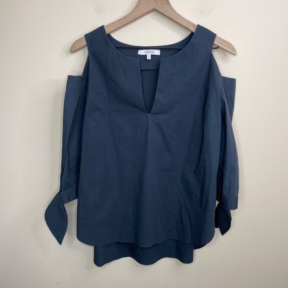 Dorothee Schumacher Shirt Blouse Size 4 US Size Large Cotton Minimalist